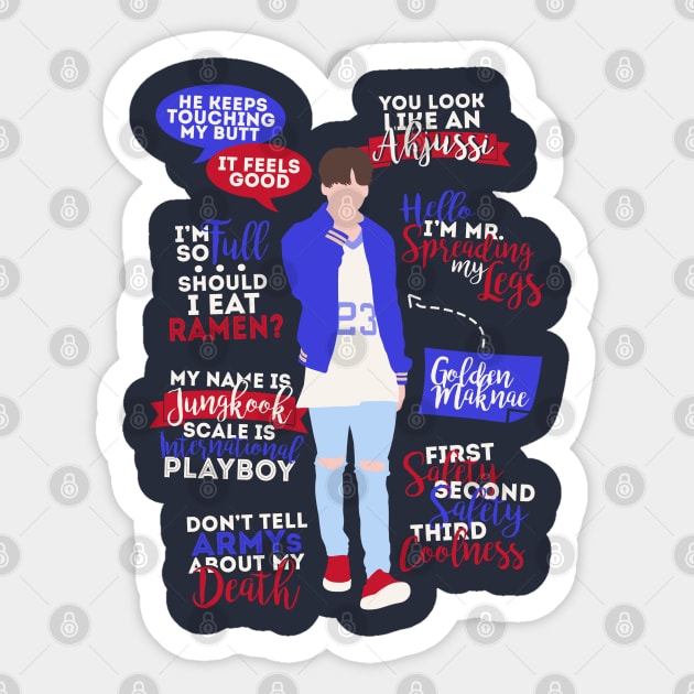 BTS Jungkook Quotes Sticker by ZeroKara